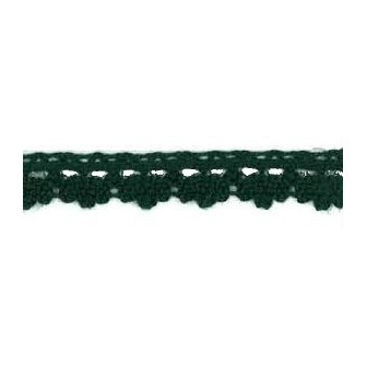9706-28 PUNTILLA BOLILLO DIEGO 12 MM. ALGODON 100% MUSGO Venta en piezas de 25.00 M