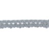 9706-29 PUNTILLA BOLILLO DIEGO 12 MM. ALGODON 100% GRIS Venta en piezas de 25.00 M