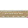 9706-3 PUNTILLA BOLILLO DIEGO 12 MM. ALGODON 100% BEIG Venta en piezas de 25.00 M