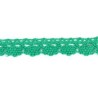9706-31 PUNTILLA BOLILLO DIEGO 12 MM. ALGODON 100% VERDE Venta en piezas de 25.00 M