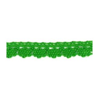 9706-9 PUNTILLA BOLILLO DIEGO 12 MM. ALGODON 100% CESPED Venta en piezas de 25.00 M