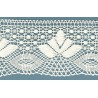 9708-0 PUNTILLA BOLILLO CHARO 75 MM. ALGODON 100% BLANCO Venta en piezas de 25.00 M