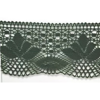 9708-02 PUNTILLA BOLILLO CHARO 75 MM. ALGODON 100% BOTELLA Venta en piezas de 25.00 M
