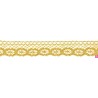9907-95 PUNTILLA BOLILLO 22 MM WAILANI METALOPLASTICO 100% ORO Venta en piezas de 25.00 M