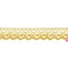 9910-95 PUNTILLA BOLILLO 27 MM WAILANI METALOPLASTICO 100% ORO Venta en piezas de 25.00 M