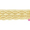 9916-95 PUNTILLA BOLILLO 50 MM ZAHARI METALOPLASTICO 100% ORO Venta en piezas de 25.00 M