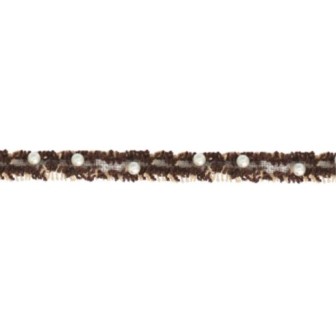 994105-0024 CINTA FANTASIA PERLA BAHAN 15 MM. POLIESTER 100% BEIG Venta en piezas de 20.00 M