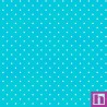 P0017-MAS609-Q3 PATCH. AMERICANO BEAUTIFUL BASICS (044) CLASSIC DOT-110 CM. ALGODON 100% TURQUESA Venta en piezas de 4.55 M