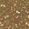 P121-FFLO6335LZ PATCH. AMERICANO FOREST FLOOR (09) 110 CM. ALGODON 100% TIERRA Venta en piezas de 7.00 M