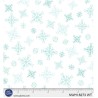 P121-NWHI6273WT PATCH. AMERICANO NUTCRACKER WHIMSY (11) 110 CM. ALGODON 100% BLANCO/TURQUESA Venta en piezas de 7.00 M
