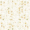 P121-TTRE6316W PATCH. AMERICANO TURNOWSKY TREASURES (24) 110 CM. ALGODON 100% BLANCO/ORO Venta en piezas de 7.00 M
