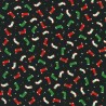 P135-SRKD-23908-2 PATCH. AMERICANO TINY TIDINGS (16) 110 CM. ALGODON 100% NEGRO Venta en piezas de 7.00 M