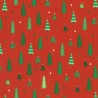 P135-SRKD-23910-113 PATCH. AMERICANO TINY TIDINGS (14) 110 CM. ALGODON 100% ROJO Venta en piezas de 7.00 M