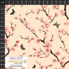 P137-4504-301 PATCH.AMERICANO JAPANESE SPRINGTIME (02) 110 CM. ALGODON 100% BEIG Venta en piezas de 6.00 M