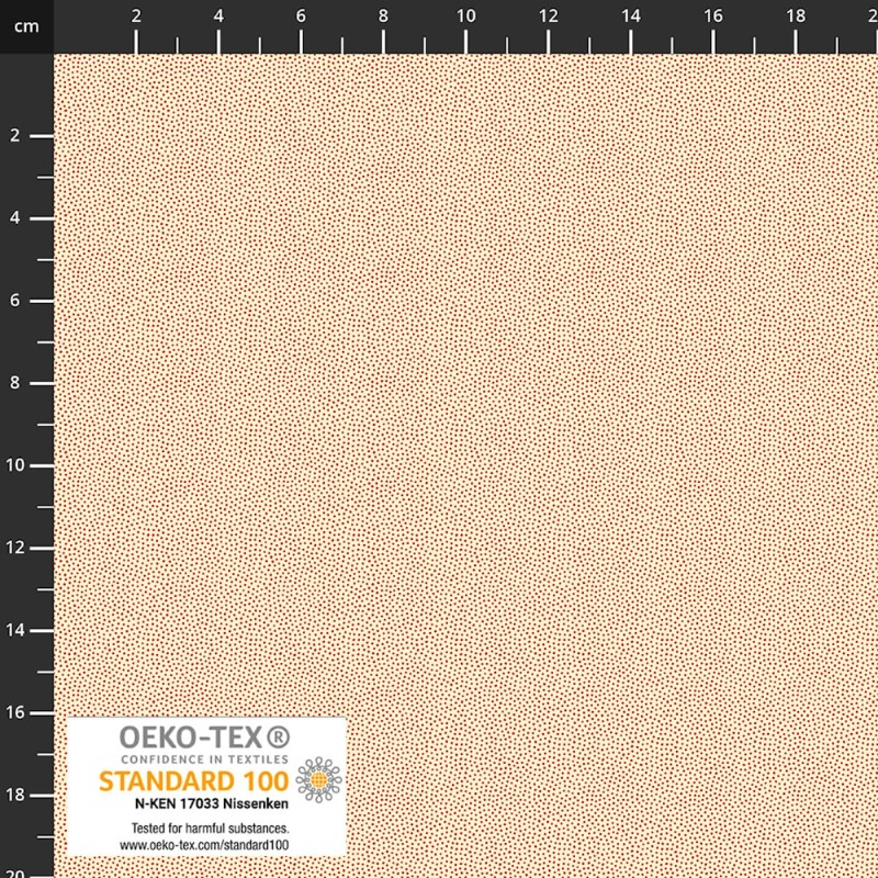 P137-4511-341 PATCH.AMERICANO PETITS POINTS (47) 110 CM. ALGODON 100% CREMA/CORAL Venta en piezas de 6.00 M
