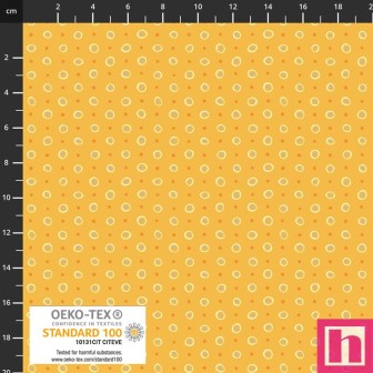 P137-4514-655 PATCH.AMERICANO LINA BASIC (41) 110 CM. ALGODON 100% AMARILLO Venta en piezas de 6.00 M