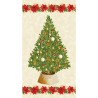 P137-SRKM-23697-84 PATCH. AMERICANO HOLIDAY FLOURISH - FOREST GLEN (12) PANEL 60X110 CM. ALGODON 100% CREMA/DOR METALL Venta en