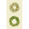 P137-SRKM-23698-84 PATCH. AMERICANO HOLIDAY FLOURISH - FOREST GLEN (34) PANEL 60X110 CM. ALGODON 100% CREMA/DOR METALL Venta en