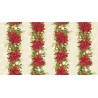 P137-SRKM-23699-84 PATCH. AMERICANO HOLIDAY FLOURISH - FOREST GLEN (11) 110 CM. ALGODON 100% CREMA/DORADO METALLIC Venta en piez