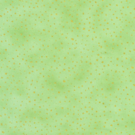 P137-SRKM-23708-308 PATCH. AMERICANO HOLIDAY FLOURISH - FOREST GLEN (09) 110 CM. ALGODON 100% MENTA/DORADO METALLIC Venta en pie