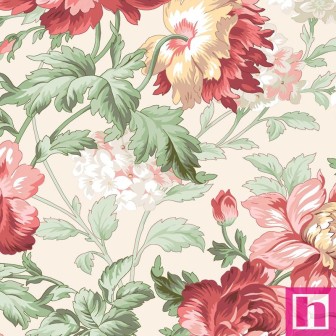 P17-MAS10680-E PATCH. AMERICANO REGAL ROSE (01) 110 CM. ALGODON 100% CREMA Venta en piezas de 7.00 M