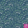 P17-MAS10832-N PATCH. AMERICANO COTTAGE FLOWERS (16) 110 CM. ALGODON 100% AZUL Venta en piezas de 7.00 M