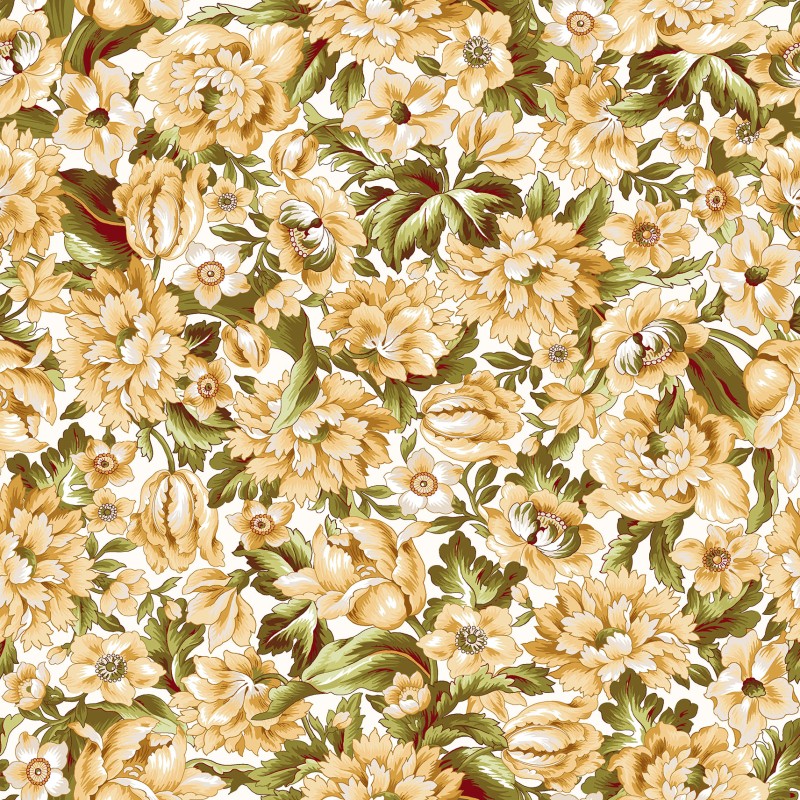 P17-MAS11051-S PATCH. AMERICANO VERANDA (03) 110 CM. ALGODON 100% CREMA/VAINILLA Venta en piezas de 7.00 M