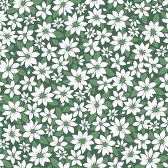 P17-MAS11114-G PATCH. AMERICANO MERRY MIX (04) 110 CM. ALGODON 100% VERDE/BLANCO Venta en piezas de 7.00 M