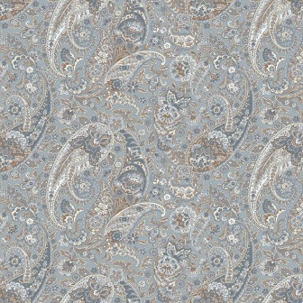 P17-MAS11132-B PATCH. AMERICANO MEADOW BLUSH (04) 110 CM. ALGODON 100% AZUL Venta en piezas de 7.00 M