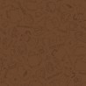 P17-MAS11229-A PATCH. AMERICANO DESSERT FIRST (14) 110 CM. ALGODON 100% CHOCOLATE Venta en piezas de 7.00 M