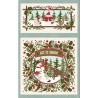 P17-MASF11160-E PATCH. AMERICANO SNOWTOP MOUNTAIN FLANNEL (01) PANEL 70X110 CM. FRANELA ALGODON 100% CREMA Venta en piezas de 5.