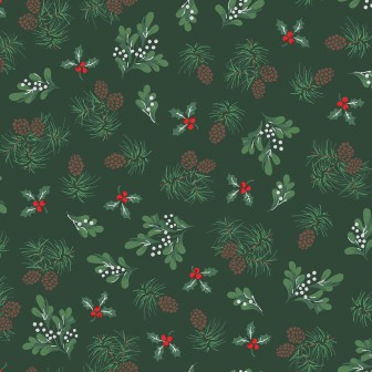 P17-MASM11110-G PATCH. AMERICANO MERRY MIX (02) 110 CM. ALGODON 100% VERDE/PLATA METALLIC Venta en piezas de 7.00 M