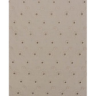 P69-5997-1853 BATISTA BORDADA VENEZIA (03) 1.30 M.-100 GR/M2 - ALGODON 100% BEIG Venta en piezas de 6.00 M