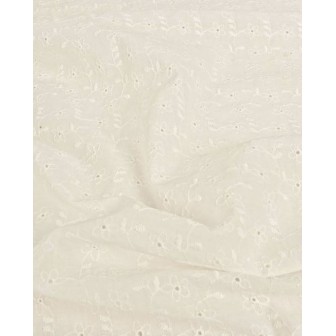 P69-5998-151 BATISTA BORDADA PALERMO (02) 1.30 M.-100 GR/M2 - ALGODON 100% NATURAL Venta en piezas de 6.00 M