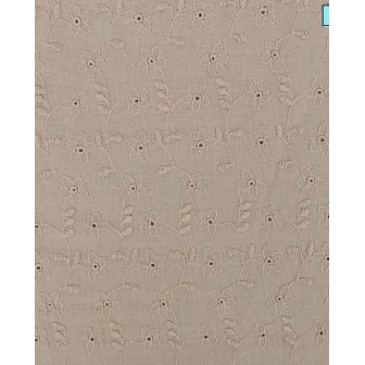 P69-5998-1853 BATISTA BORDADA PALERMO (03) 1.30 M.-100 GR/M2 - ALGODON 100% BEIG Venta en piezas de 6.00 M
