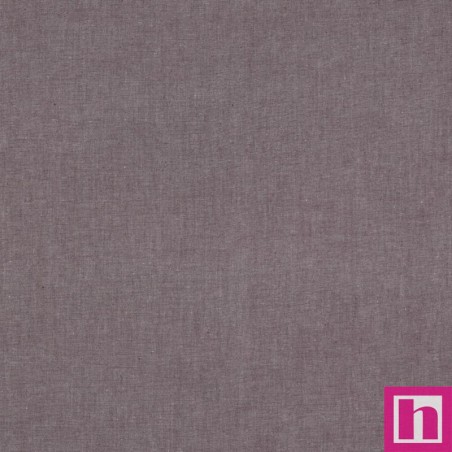 P94-2509-48 TEJIDO NORA (68) LISO 1.45 M. - 110 GR/M2- ALGODON 100% BERENJENA Venta en piezas de 5.00 M