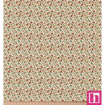 67123 TEJIDO ESTAMPADO GILES (01) 1.50 M. 115 GR/M2. ALGODON 100% NATURAL/ARCILLA Venta en piezas de 10.00 M