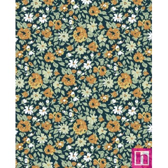 67509 TEJIDO ESTAMPADO ADEMAR (01) 1.40 M. 110 GR/M2. ALGODON 100% VERDE Venta en piezas de 10.00 M