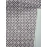 68034 TEJIDO ESTAMPADO SESAMO (97) 150 CM. 145 GR/M2. ALGODON 100% NATURAL/MORADO Venta en piezas de 10.00 M