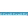 727387-0016 ENTREDOS BOLILLO NIARA 23 MM. POLIESTER 100% TURQUESA Venta en piezas de 25.00 M