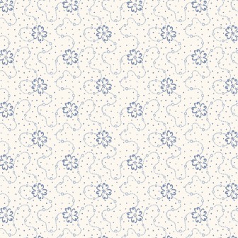 P121-ISAB6413EB PATCH. AMERICANO ISABELLA (07) 110 CM. ALGODON 100% CREMA/AZUL Venta en piezas de 7.00 M