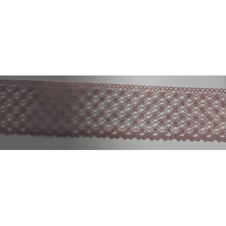 2040-W4 PUNTILLA BOLILLO BENNY 50 MM. ALGODON 100% MAQUILLAJE Venta en piezas de 30.00 M