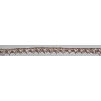 3480-GA PUNTILLA BOLILLO EROS ALGODON 79%-VISCOSA 21% CAMEL/ROSA Venta en piezas de 30.00 M