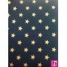66381 PATCH. AMERICANO TRAMADO WILLSON (79) 110 CM. ALGODON 100% MARINO/DORADO Venta en piezas de 7.00 M