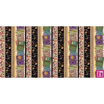 67004 PATCH. AMERICANO JUNK JOURNAL (14) 110 CM. ALGODON 100% MULTI Venta en piezas de 7.00 M
