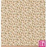 67125 TEJIDO ESTAMPADO GILES (03) 1.50 M. 115 GR/M2. ALGODON 100% NATURAL/CARAMELO Venta en piezas de 10.00 M