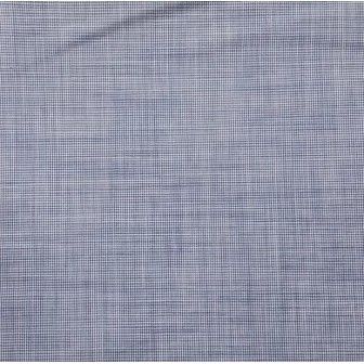 67811 TEJIDO TRAMADO TREVISO (09) 1.50 M. 110 GR/M2. ALGODON 100% BLANCO/AZUL Venta en piezas de 6.00 M