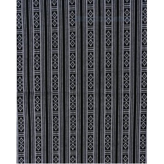 P69-9282-169 ALPUJARREÑA MEXICAN (18) 1.50 M. 200 GR/M2. POLIESTER 100% NEGRO Venta en piezas de 6.00 M