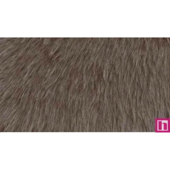 67551 PELO SINTETICO LEONELL (03) 150 CM. 530 GR/M2. POLIESTER 100% CENIZA Venta en piezas de 5.00 M