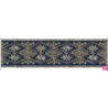 981253-0020 GALON FANTASIA ANDREA 45 MM. POLIESTER+PET MARINO/DORADO Venta en piezas de 9.10 M